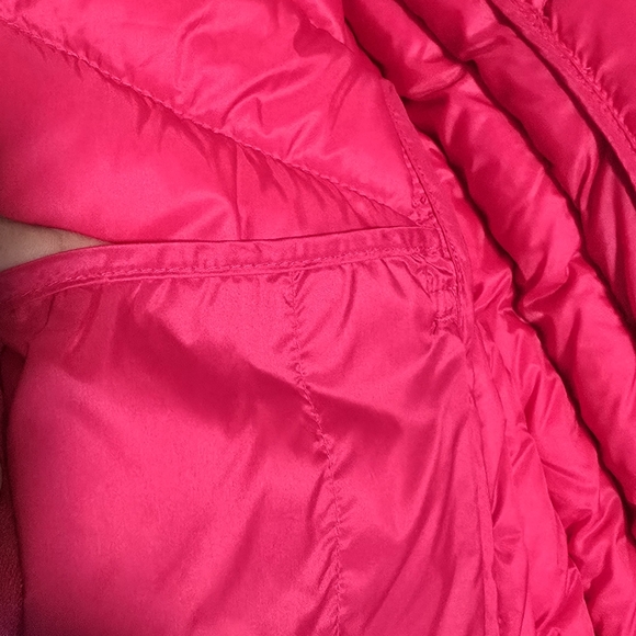 NWT Talbots Women's Size S High Neck Hot Pink Lightweight Quilted Puffer Jacket - Picture 11 of 15